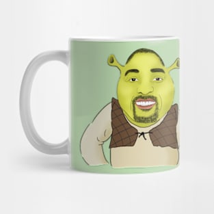 Will Smith is Shrek Meme Mug